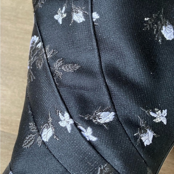 [Zac Posen] NWOB Inez Brocade Floral Block Heel Boot 38.5 - Picture 13 of 16